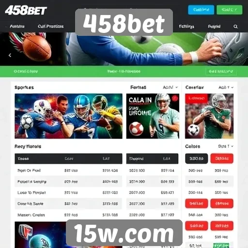 Apostas esportivas no 458bet em destaque